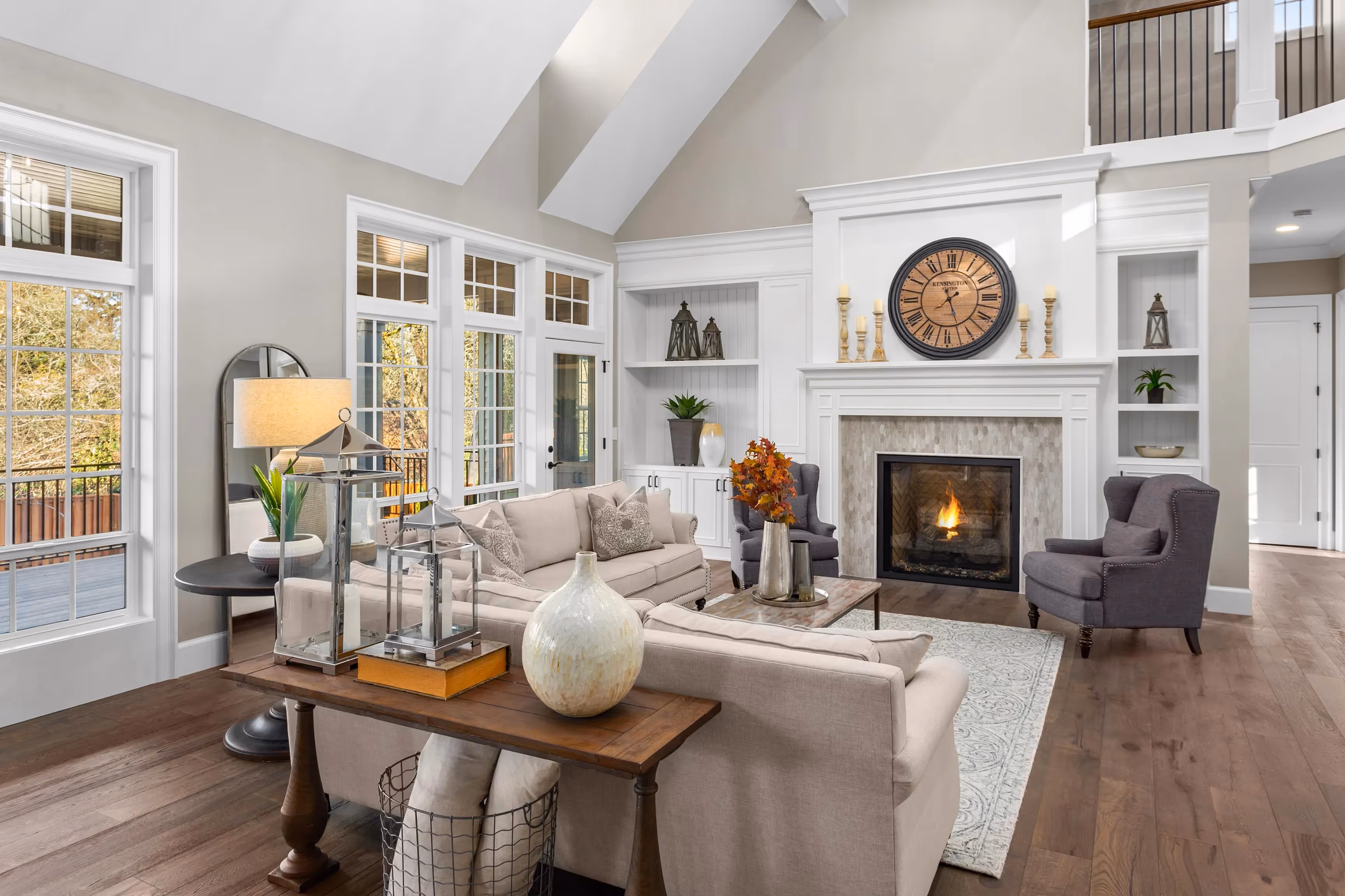 How can I create an inviting living room?