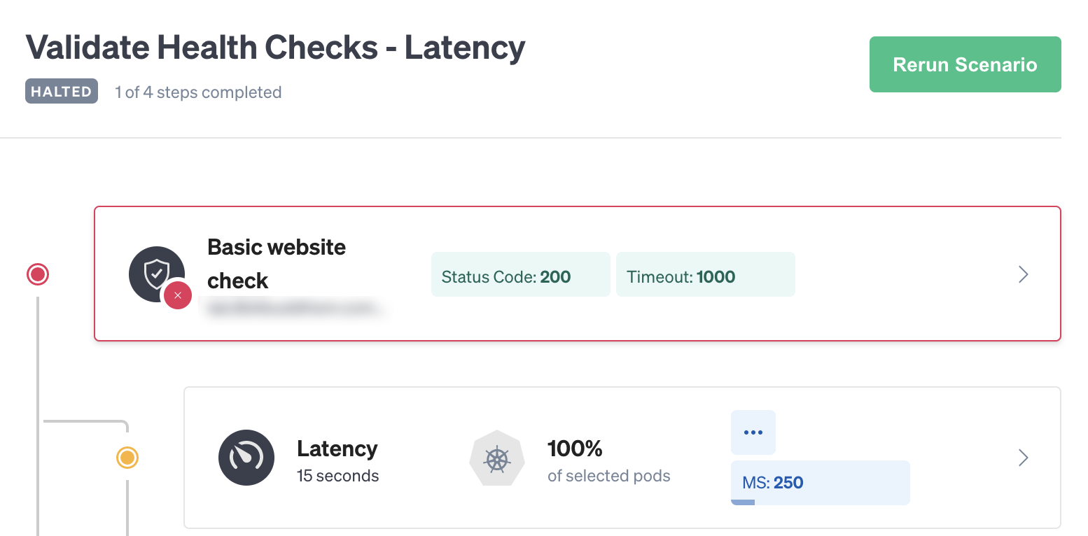 Status Check returning a failure