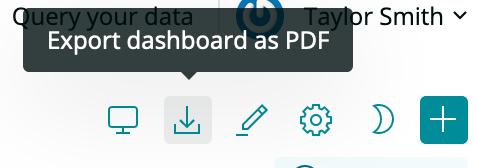 New Relic's export as PDF function