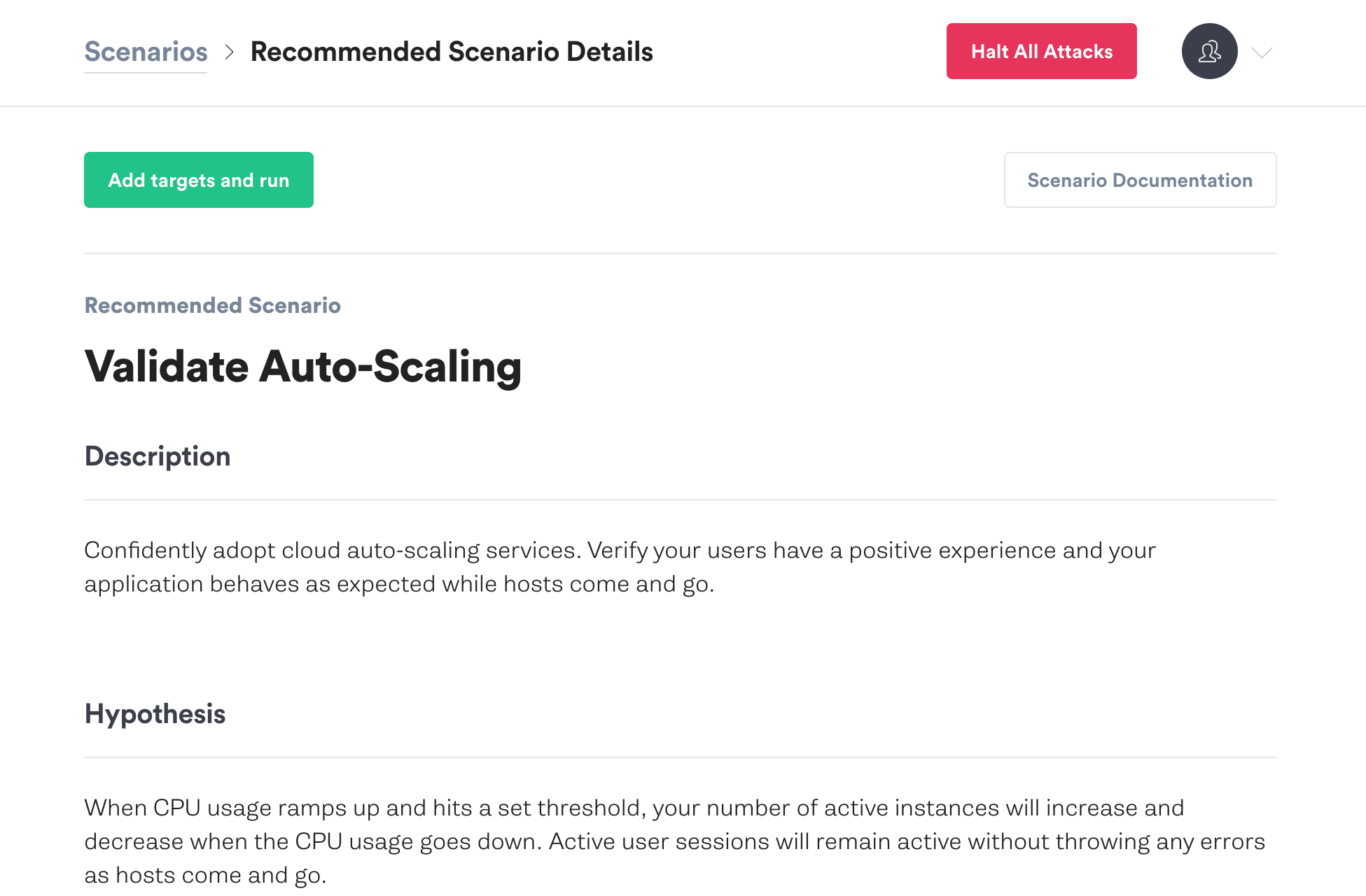 Validate Auto Scaling 