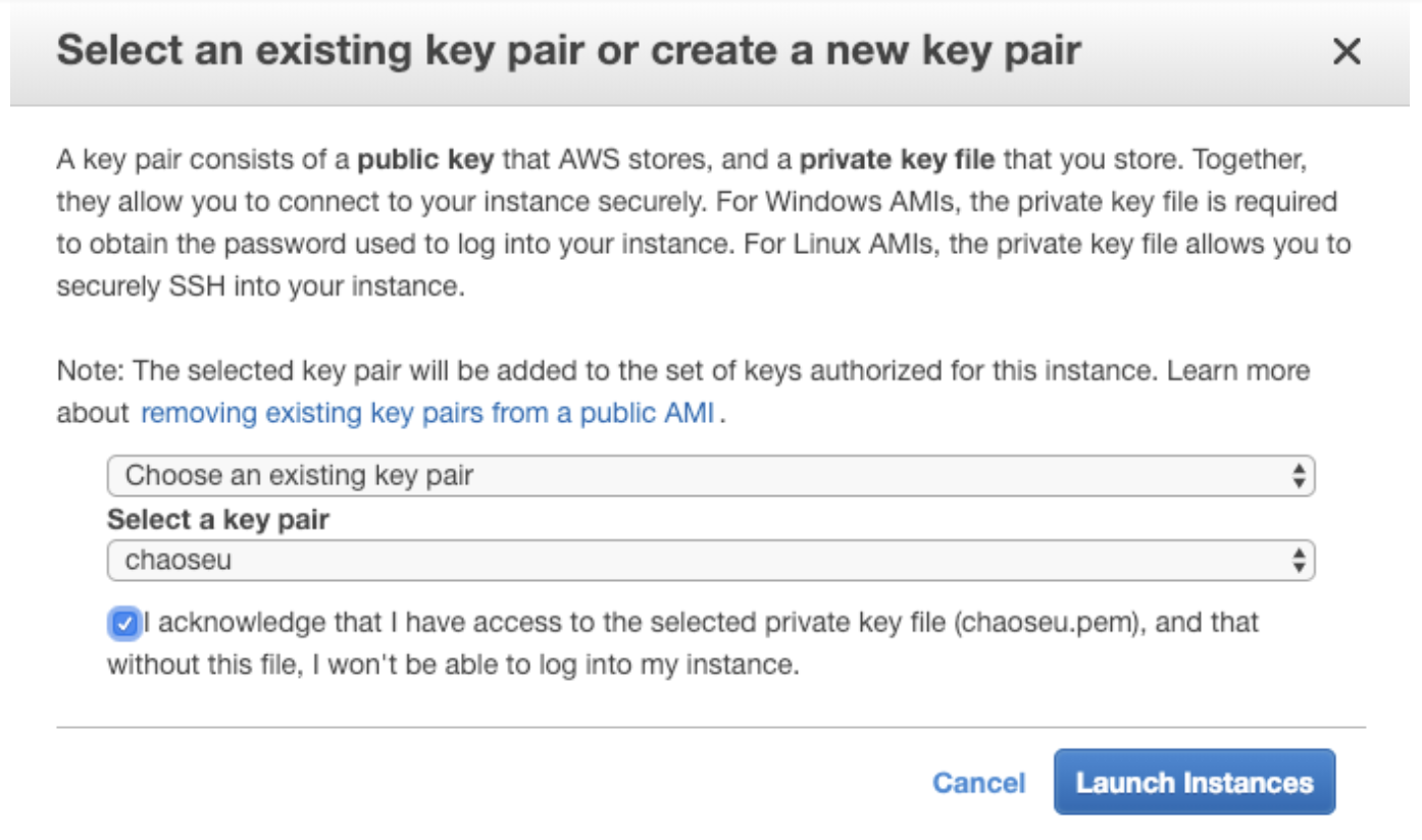 documentdb key pair