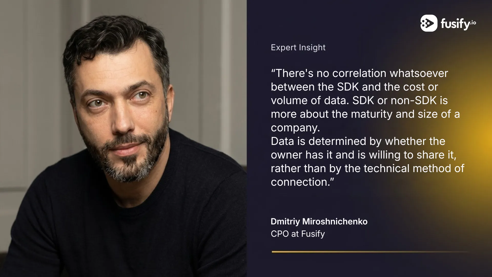 Why an SDK doesn't mean more data