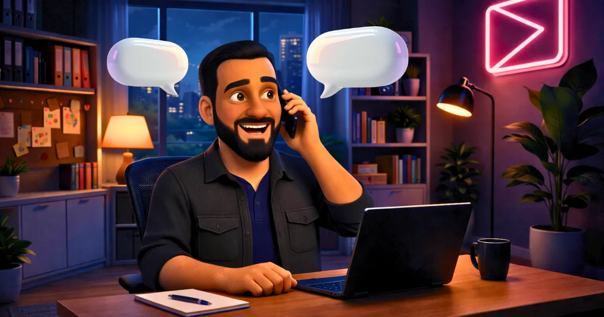 london based web designer speaking to other specialists about the future of websites