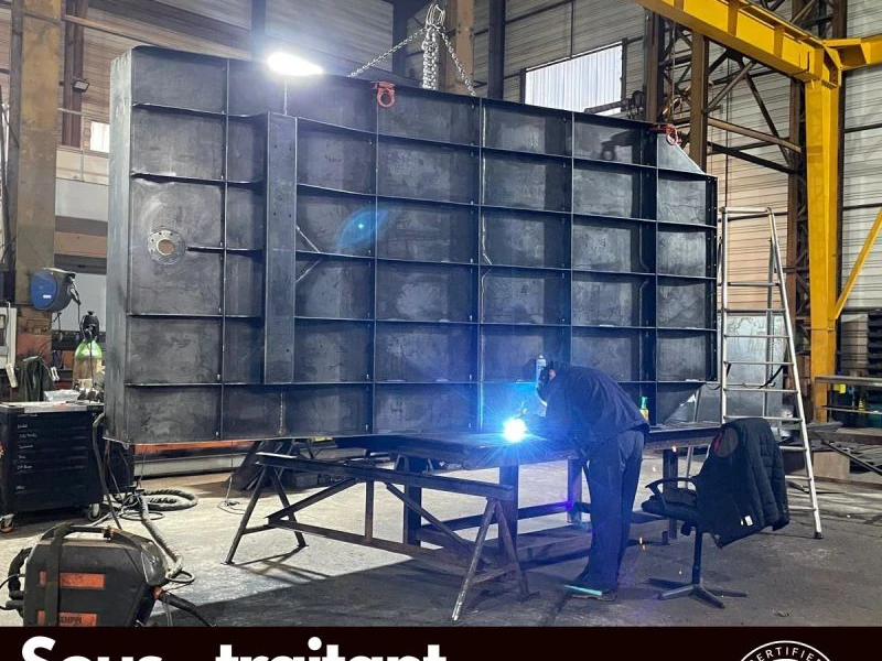 Équipes d'une entreprise de Chaudronnerie, Tôlerie, Mécano-soudure, Tuyauterie à Bourg-en-Bresse, Nantua, Belley, Gex