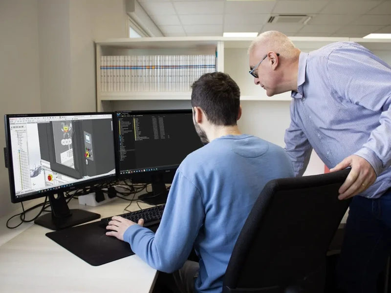 Équipes d'une entreprise de Fabrication de machines spéciales, Ingénierie industrielle, Automatisation industrielle, Fabrication de machines à Angers, Segré, Cholet, Saumur