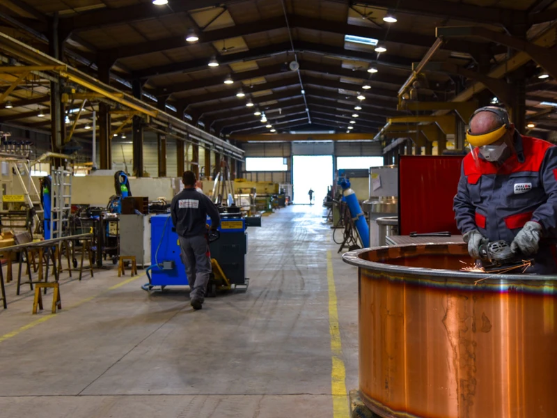 Équipes d'une entreprise de Fabrication de machines à Bourg-en-Bresse, Nantua, Belley, Gex