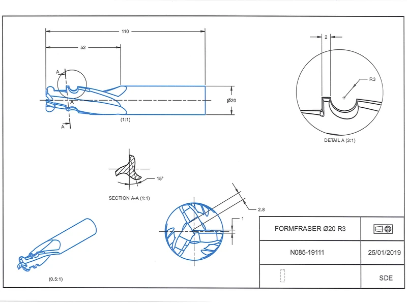 Salariés et locaux de SDE Services De l'Est : Affutage, Fabrication d'outils, Carburier - Haut-Rhin
