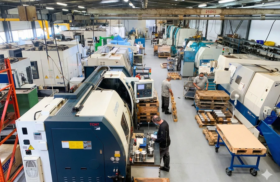 Duchêne Industries entreprise de Mécanique de précision, Tournage, Fraisage, Usinage, Atelier d'usinage Isère