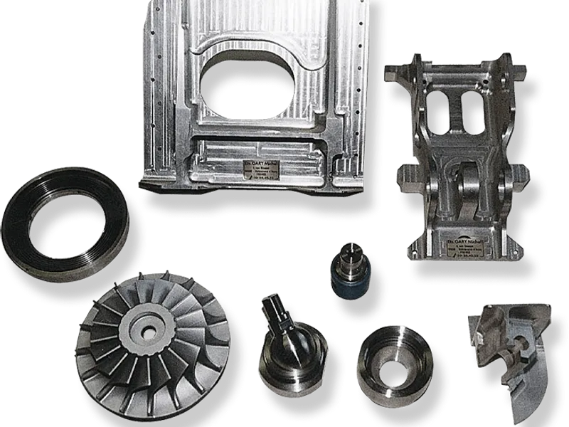 Produits fabriqués par Gary mécanique de précision