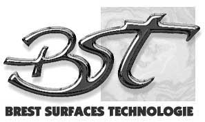 Logo BST Brest Surfaces Technologie - Traitement de surface, Nickelage, Zingage, Chromatation, Phosphatation, Brunissage, Passivation à Brest (Finistère 29 - Bretagne) près de Quimper, Brest, Châteaulin, Morlaix