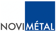 Logo NOVIMÉTAL - Découpe laser, Tôlerie, Chaudronnerie, Découpe, Pliage de tôle à ERGUE-GABERIC (Finistère 29 - Bretagne) près de Quimper, Brest, Châteaulin, Morlaix