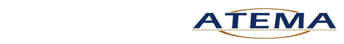 Logo ATEMA - Usinage, Mécanique de précision à Hallennes lez Haubourdin (Nord 59 - Hauts-de-France) près de Lille, Avesnes-sur-Helpe, Cambrai, Dunkerque, Douai, Valenciennes