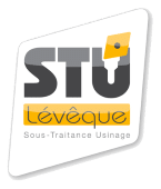 Logo STU Leveque - Mécanique de précision, Usinage, Tournage, Atelier d'usinage à Montaigu Vendée (Vendée 85 - Pays de la Loire) près de La Roche-sur-Yon, Les-Sables-d'Olonne, Fontenay-le-Comte