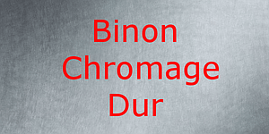 Logo ETS BINON - Chromage, Rectification à Louvroil (Nord 59 - Hauts-de-France) près de Lille, Avesnes-sur-Helpe, Cambrai, Dunkerque, Douai, Valenciennes