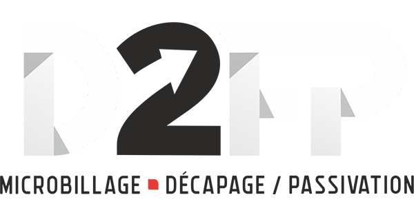 Logo D2FP - Microbillage, Passivation, Tribofinition à Vieillevigne (Loire-Atlantique 44 - Pays de la Loire) près de Nancy, Lunéville, Toul, Briey