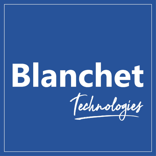 Logo Blanchet Technologies - Ingénierie industrielle, Fraisage, Tournage, Mécanique de précision, Usinage, Atelier d'usinage, Fabrication de machines spéciales à Juvigné (Mayenne 53 - Pays de la Loire) près de Laval, Mayenne, Château-Gontier