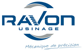 Logo RAVON USINAGE - Usinage, Mécanique de précision, Mécano-soudure, Atelier d'usinage, Soudure à Saint-Christophe-du-Ligneron (Vendée 85 - Pays de la Loire) près de La Roche-sur-Yon, Les-Sables-d'Olonne, Fontenay-le-Comte
