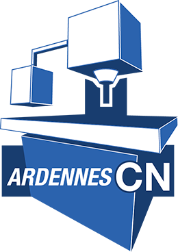 Logo Ardennes CN - Usinage, Atelier d'usinage à Nouzonville (Ardennes 08 - Grand-Est) près de Charleville-Mézières, Rethel, Sedan, Vouziers