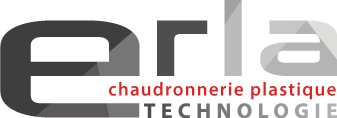Logo ERLA Technologie - Chaudronnerie plastique à Moncé-en-Belin (Sarthe 72 - Pays de la Loire) près de Le Mans, La Flèche, Mamers