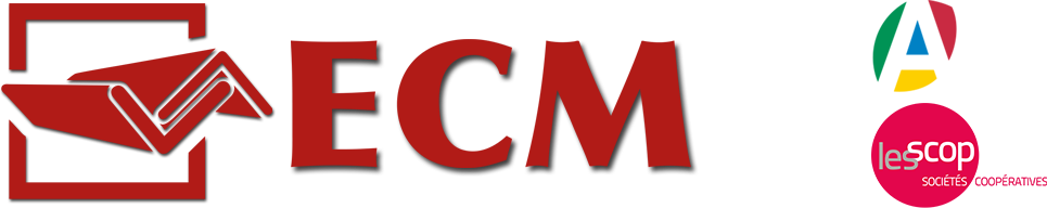 Logo ECM - Chaudronnerie, Tôlerie, Soudure à BOURGOIN JALLIEU (Isère 38 - Auvergne-Rhône-Alpes) près de Grenoble, Vienne, La Tour du Pin