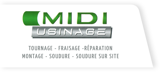 Logo Midi Usinage - Usinage, Mécanique de précision, Atelier d'usinage à Béziers (Hérault 34 - Occitanie) près de Montpellier, Béziers, Lodève