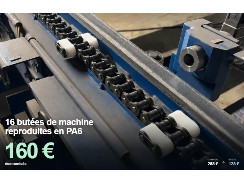 Ecu3D - Fabrication de pièces plastiques sur mesure par impression 3D FDM.