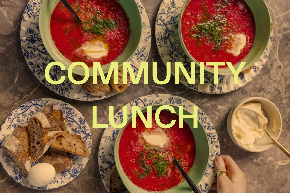 Community Lunch - Vegetarian Boršč Soup 