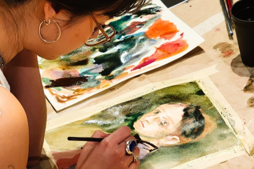 Watercolor Painting: People in Watercolor