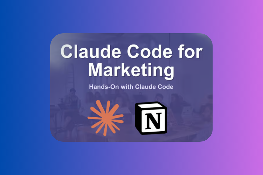 Hands-On with Claude Code + Notion: Build Your AI Content System in 3 Hours ✍️