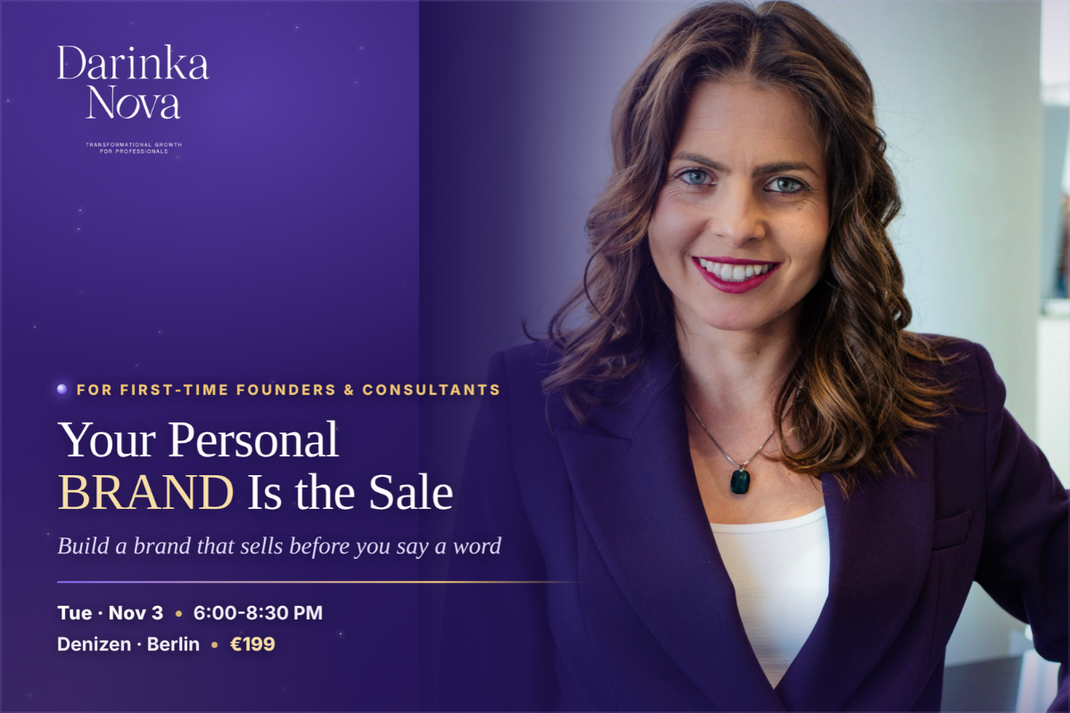 Your Personal BRAND is the sale: Build a brand that sells before you say a word