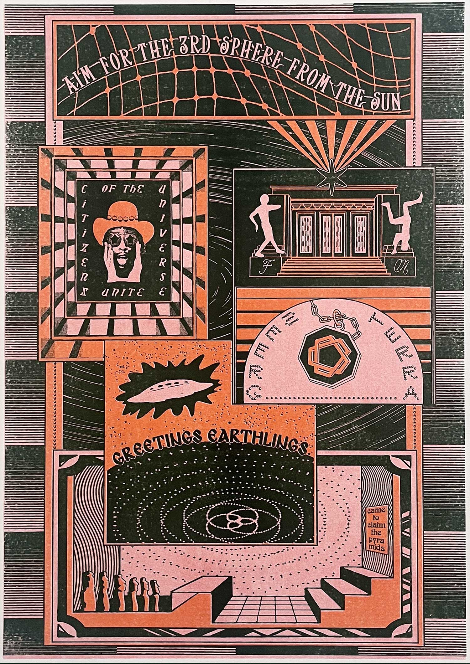 Destination Earth Johann Kauth Poster