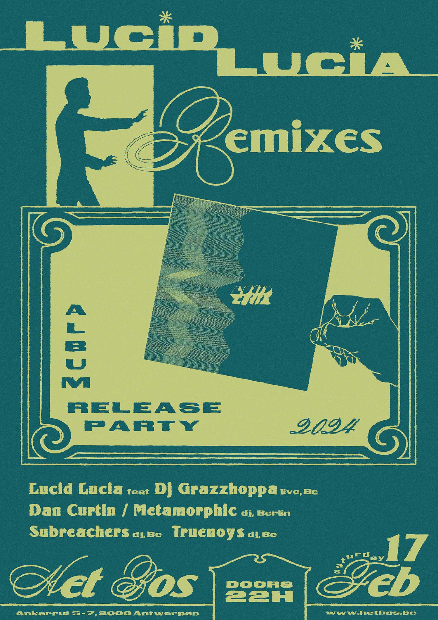 Lucid Lucia Release Party at Het Bos Antwerpen