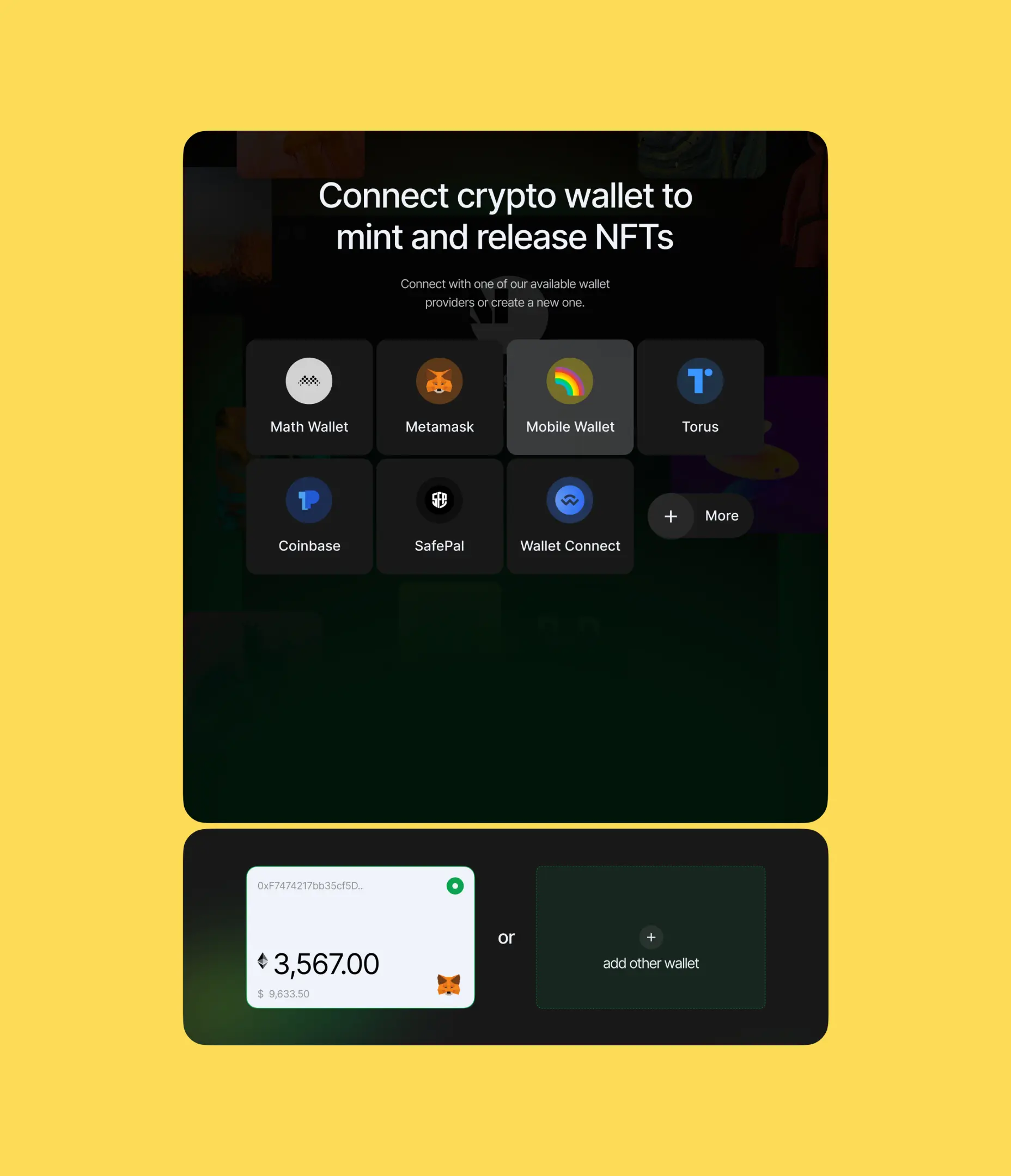 An assortment of crypto wallet options
