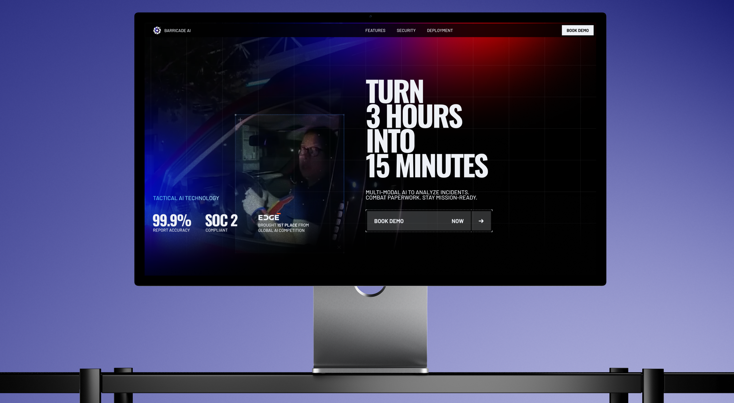 Landing page done right: how Lazarev.agency helped Barricate AI strengthen their market positioning 