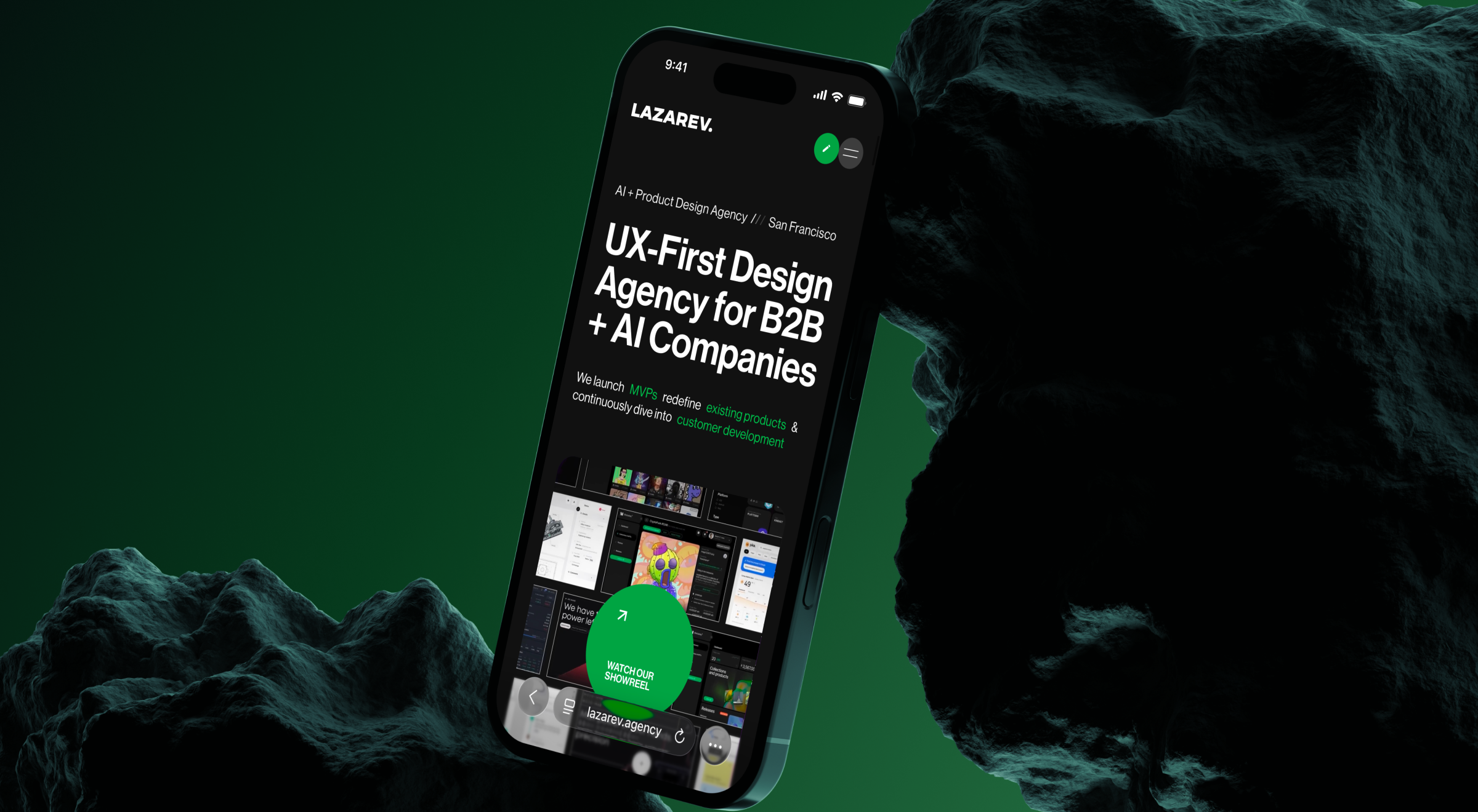 Lazarev.agency — research-led mobile app design for iOS & Android
