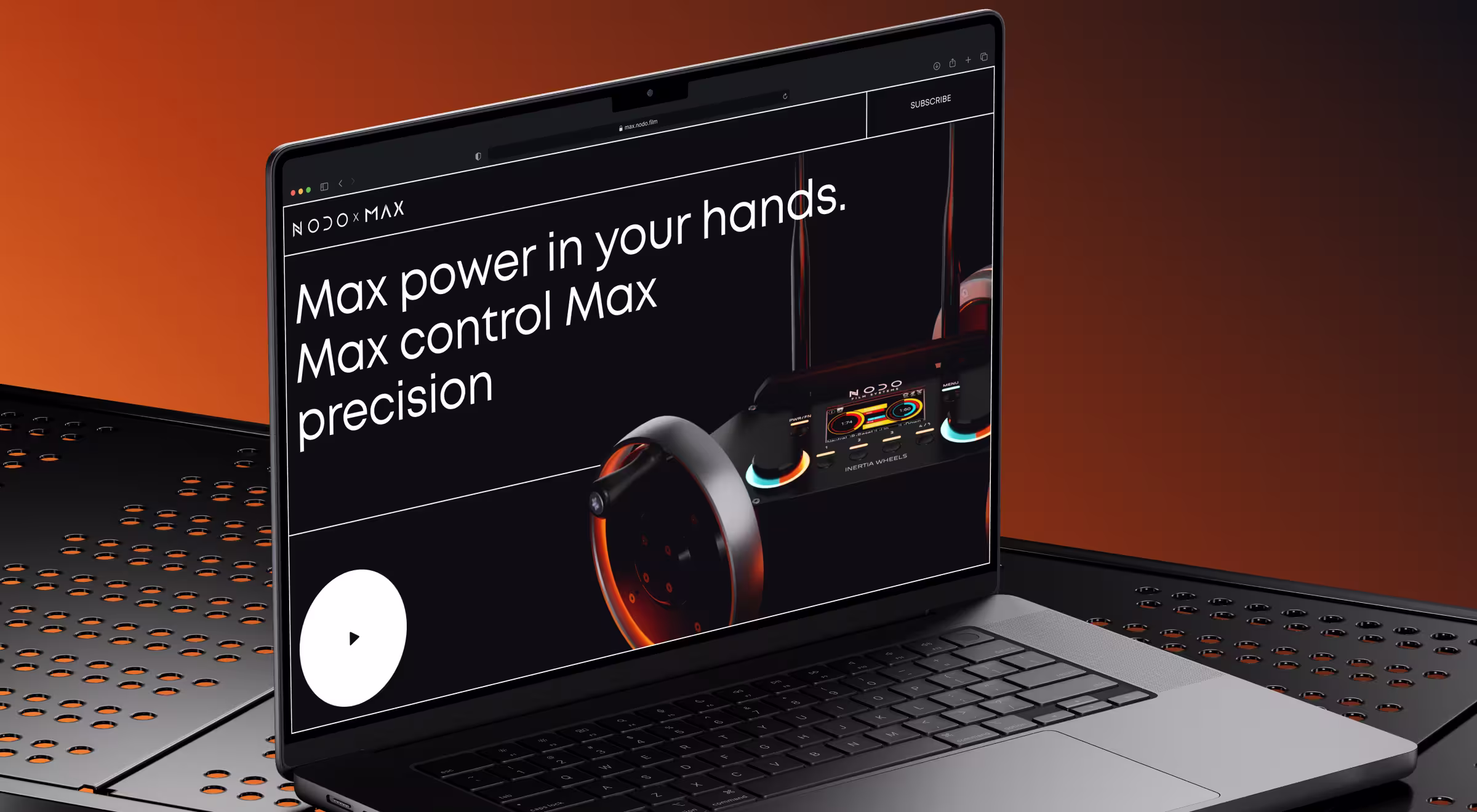 High-performance product website design with bold UX and immersive visuals