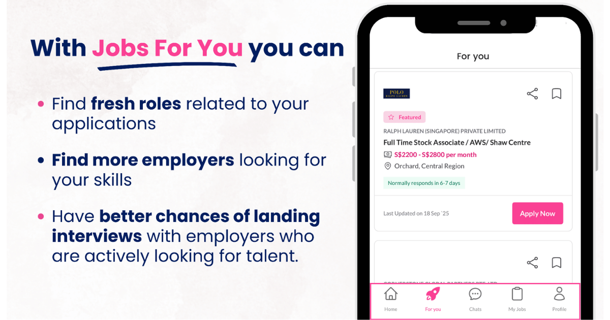 How FastJobs' "For You" Tab Helps You Get Hired in Singapore