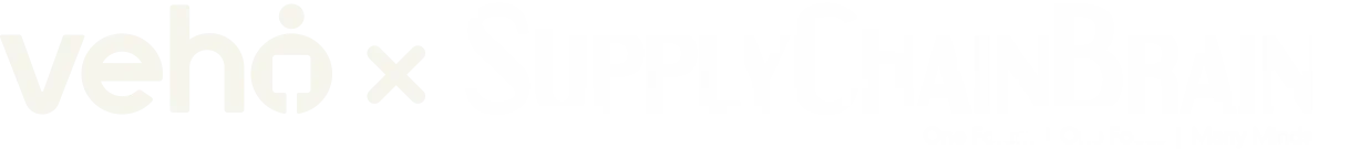 Veho and SupplyChainBrain logos with the tagline One Forum | One Focus | Many Minds.