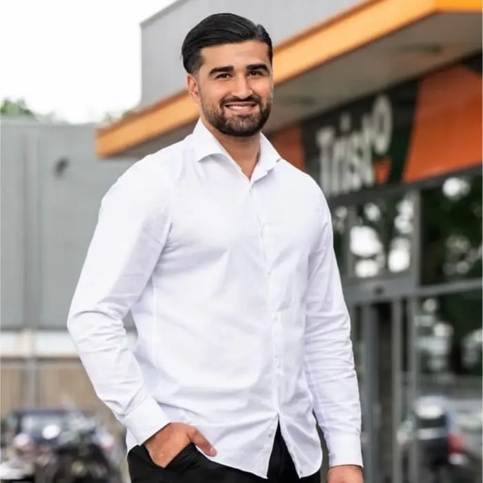 Maxud Azamy, medeoprichter van Tristo Werkt, vertelt het verhaal achter de organisatie