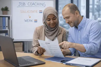 Bemiddeling naar werk voor statushouders met sollicitatiebegeleiding en coaching