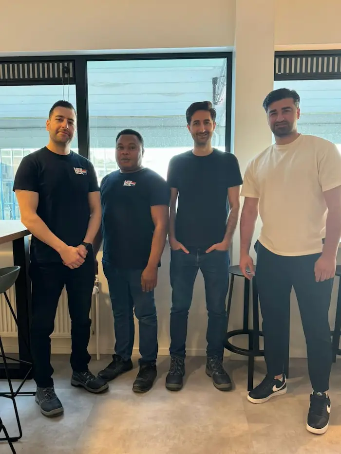 Team van Tristo Werkt dat samenwerkt aan begeleiding en re-integratie op de werkvloer