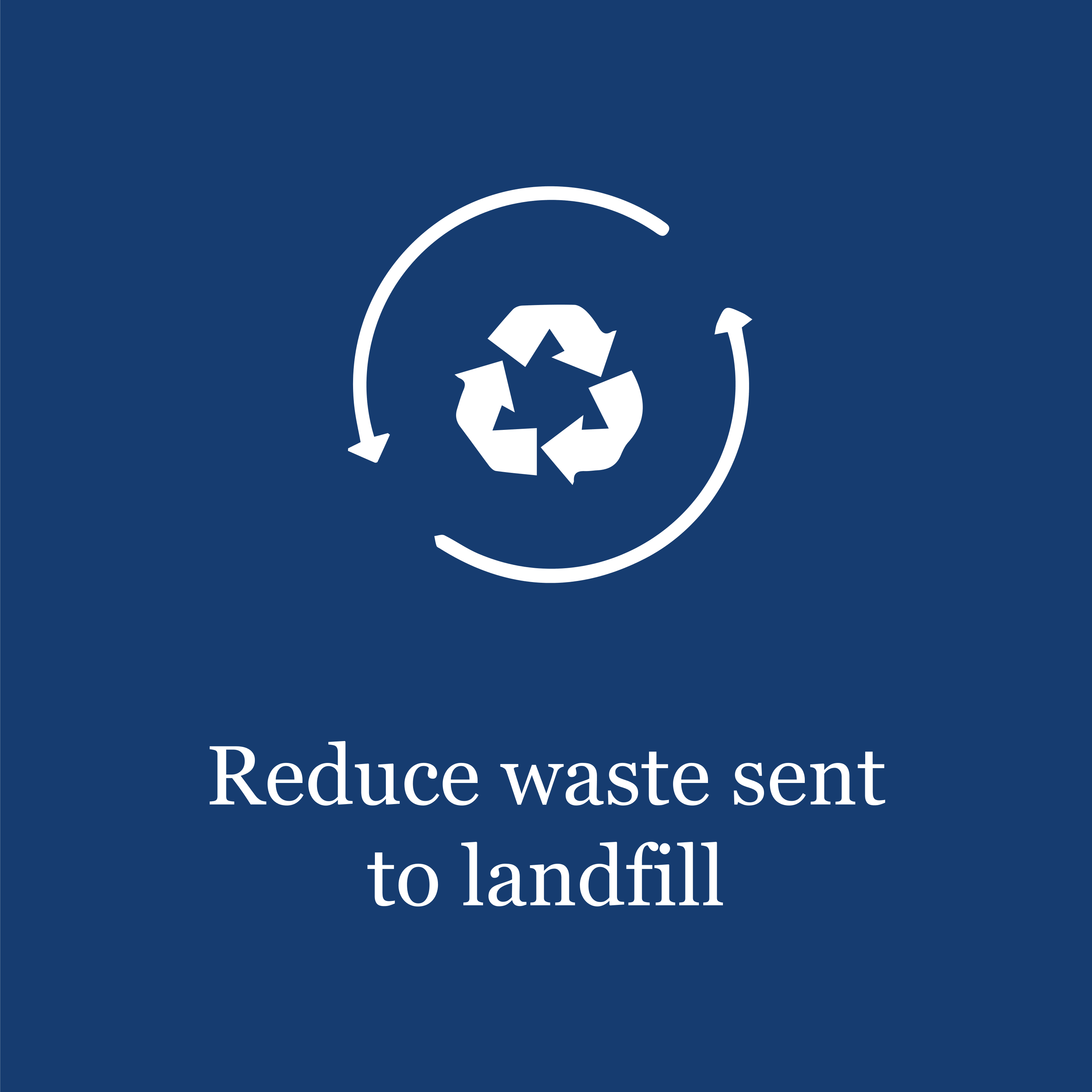REDUCE WASTE TO LANDFILL.