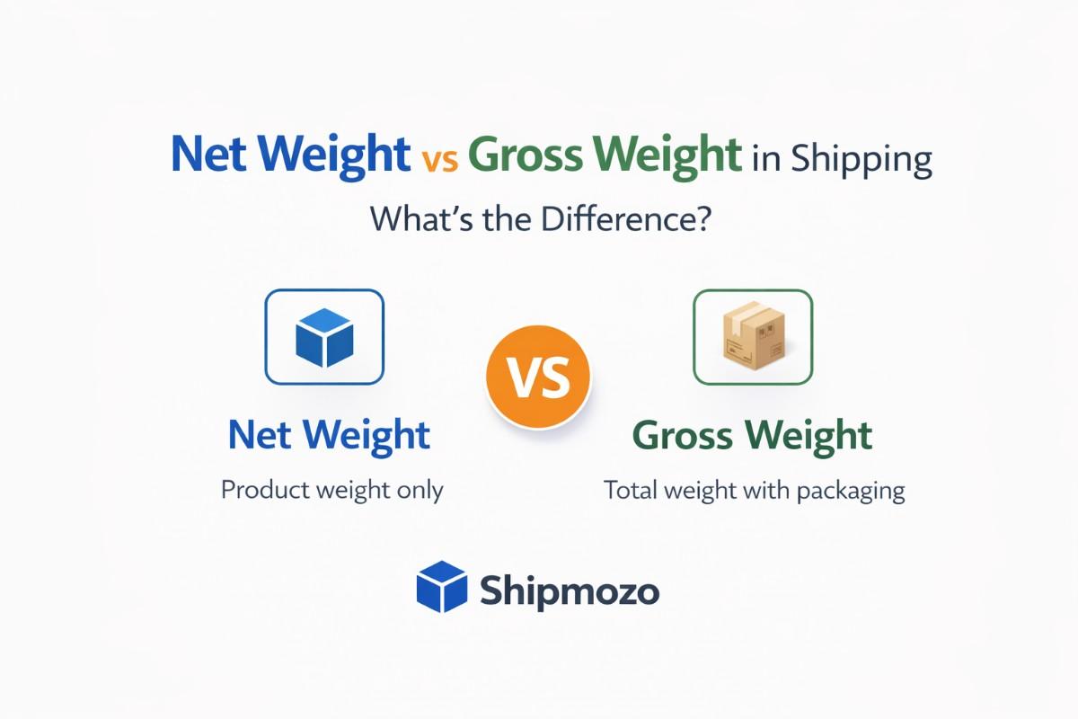 Net Weight vs Gross Weight in Shipping: Key Differences