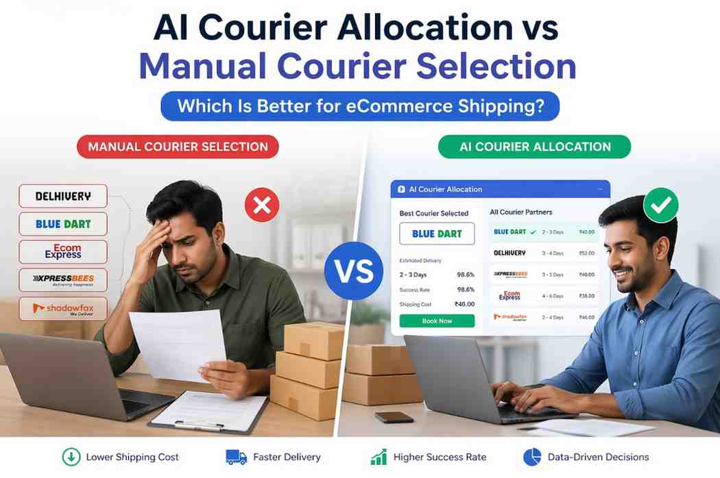 AI Courier Allocation vs Manual Selection: Best Shipping Method for eCommerce