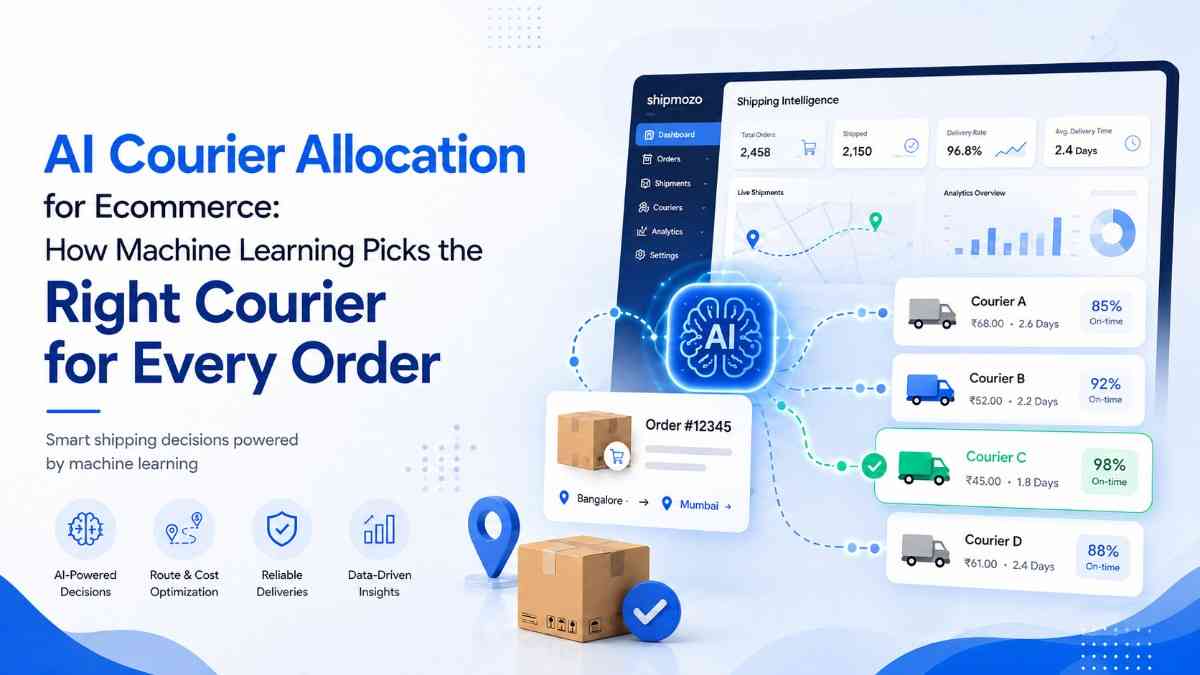 AI Courier Allocation in eCommerce Shipping | Shipmozo