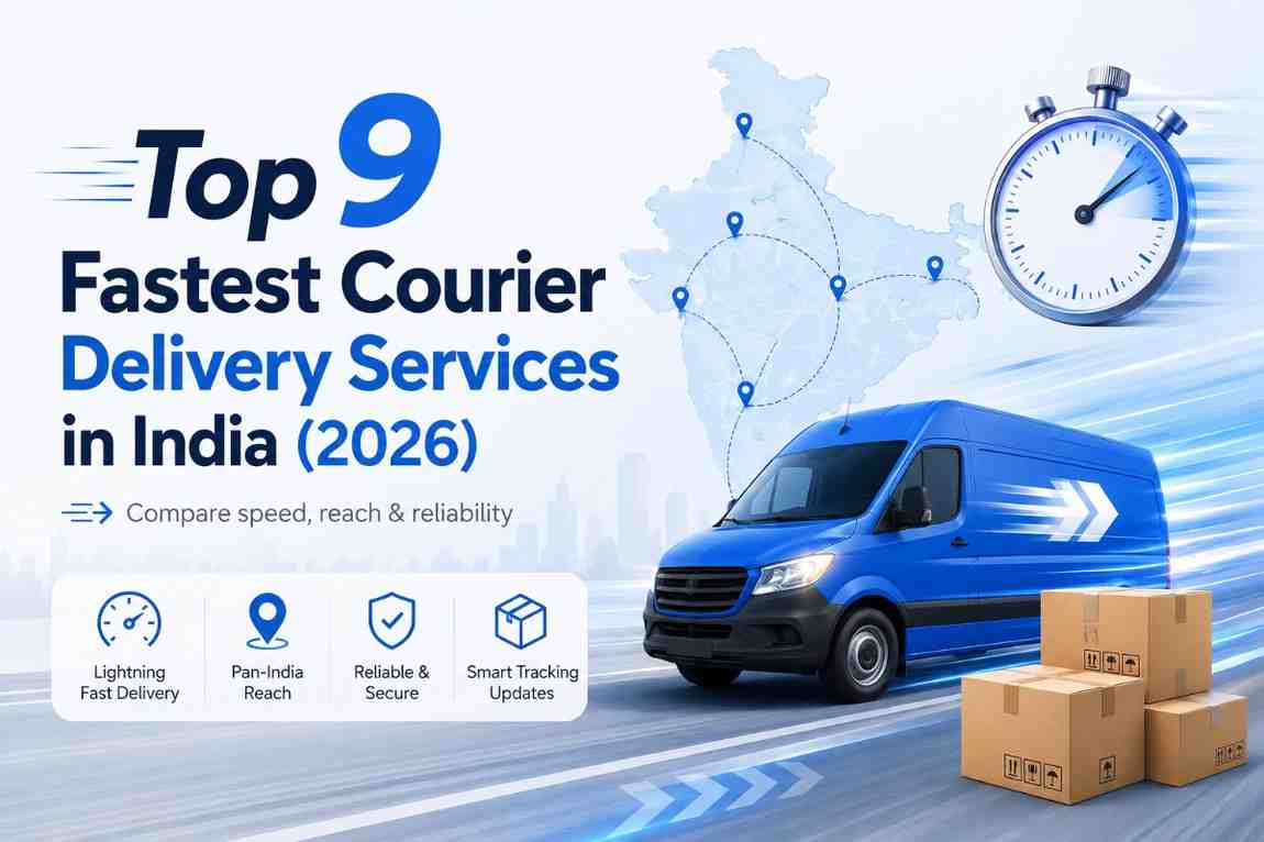 9 Fastest Courier Delivery Services in India (2026) | Shipmozo