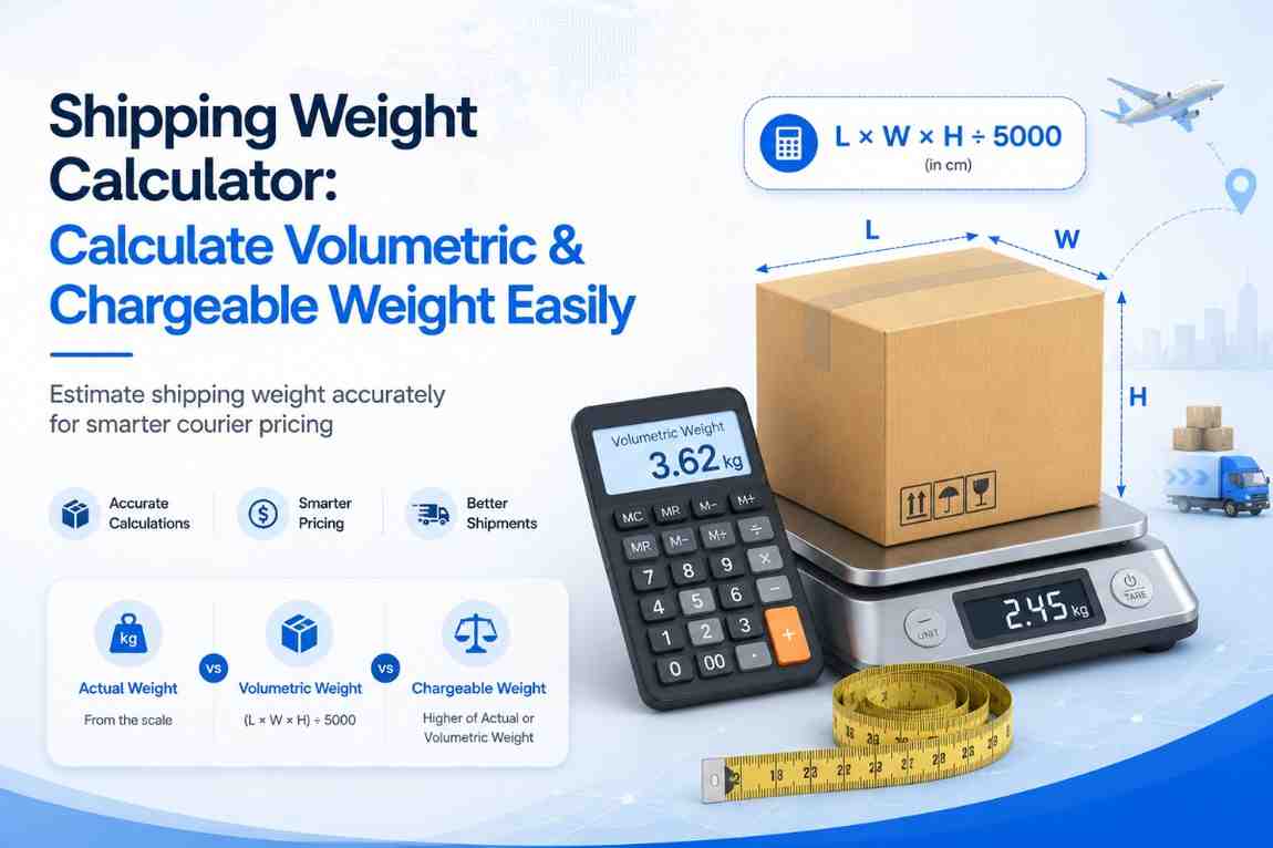 Shipping Weight Calculator | Volumetric & Chargeable Weight Formula