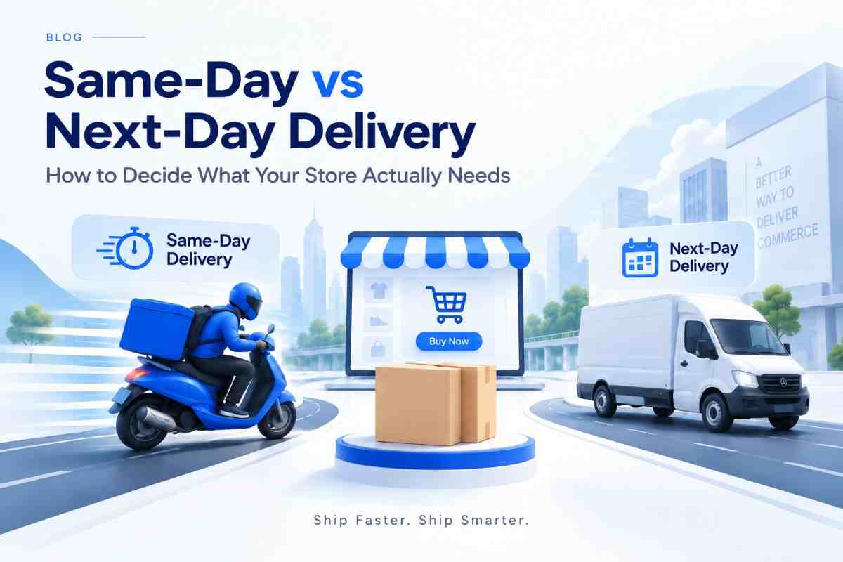 Same-Day vs Next-Day Delivery: How to Decide What Your Store Actually Needs