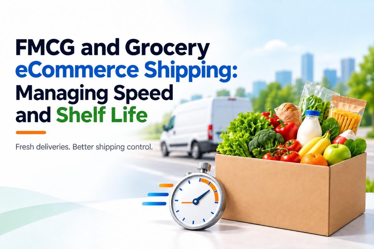 FMCG and Grocery eCommerce Shipping: Managing Speed and Shelf Life