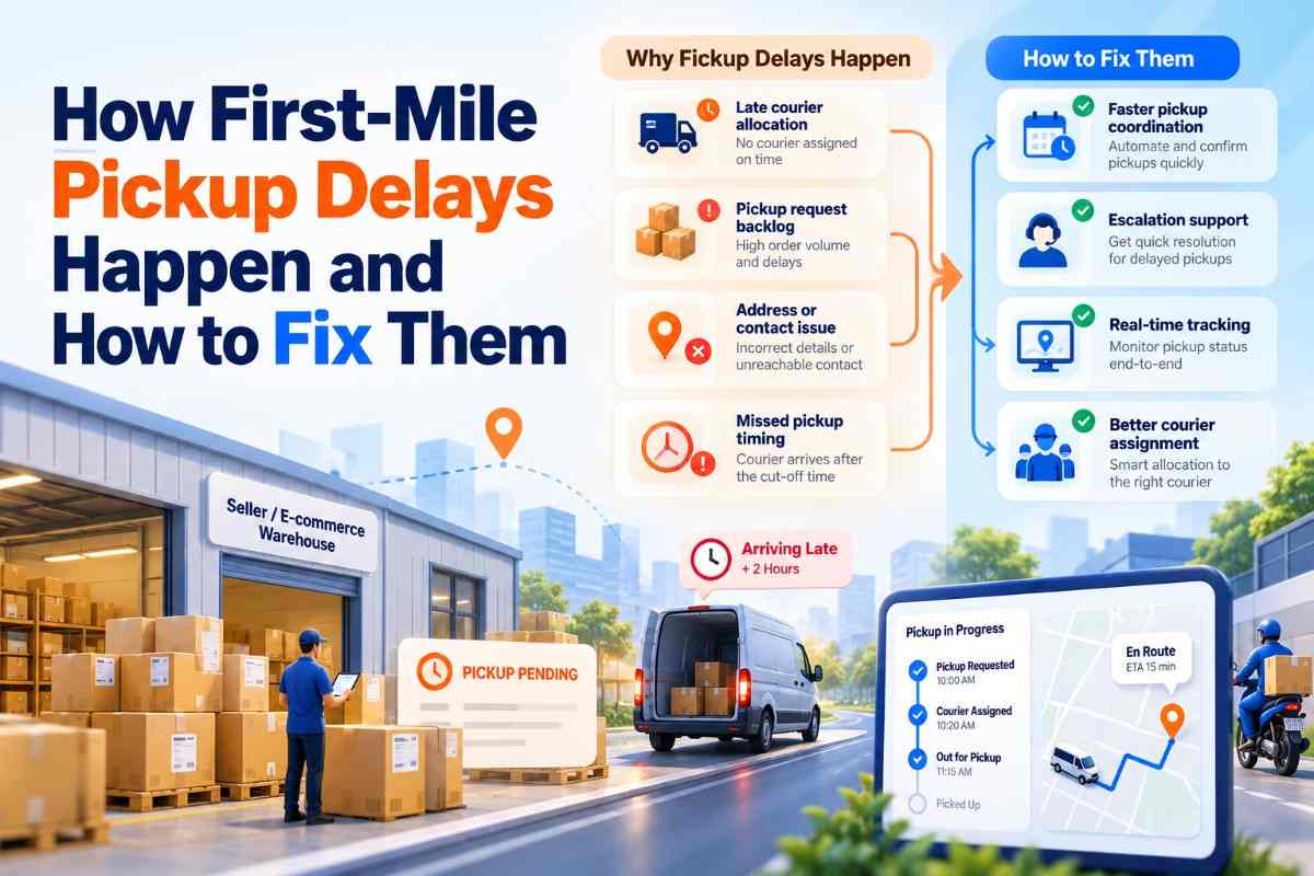 How First-Mile Pickup Delays Happen and How to Fix Them